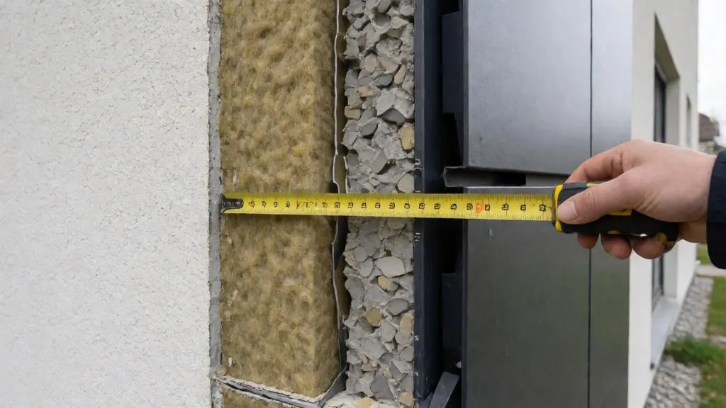 How thick is a ventilated facade, and how to calculate it