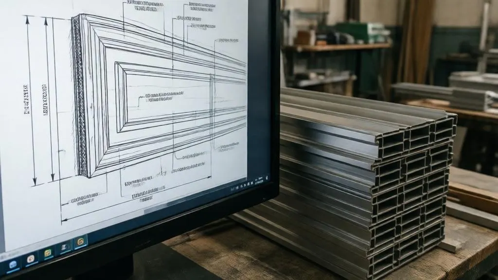 Facade shop drawings: layout, cutting lists, marking and schedules