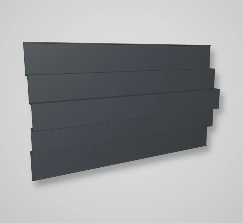 RD.M 13 aluminium lamella, M-series, volumetric (6.0), RAL