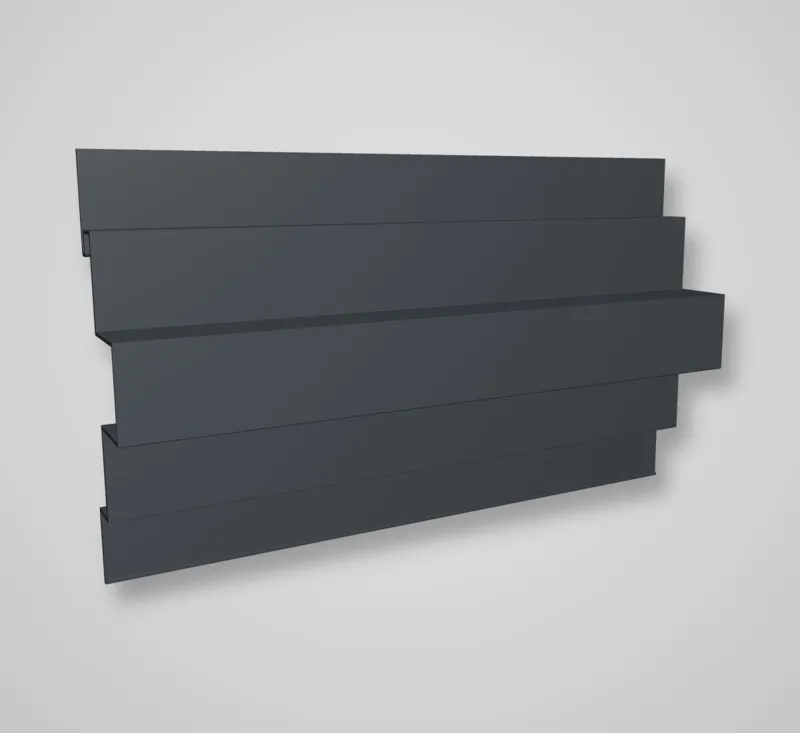 RD.M 14 aluminium lamella, M-series, volumetric (6.0), RAL