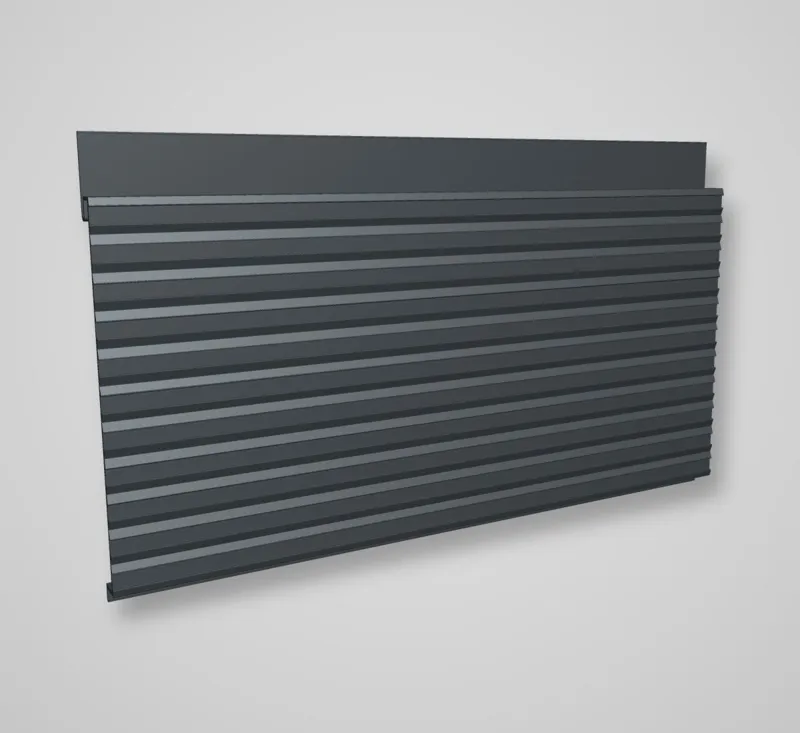 RDS 5 ribbed aluminium lamella (6.0), RAL