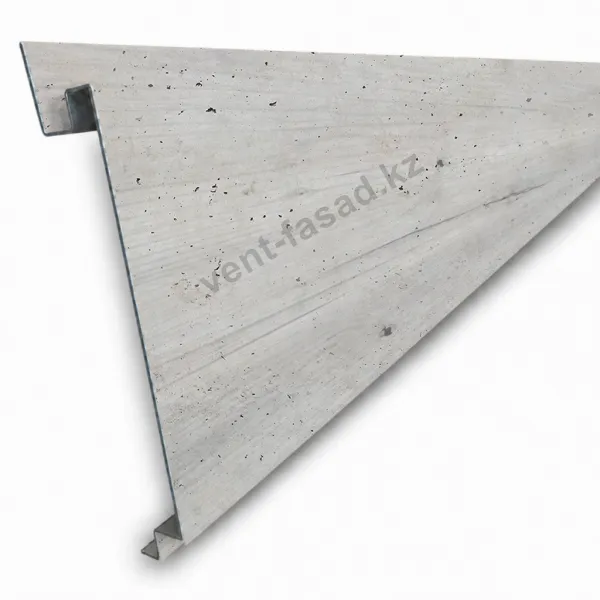 Stone-look linear panel "Architectural Concrete"