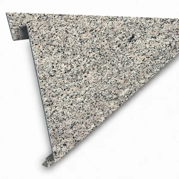 Stone-look linear panel "Pearl Granite"
