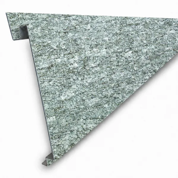 Stone-look linear panel "Green Quartzite"
