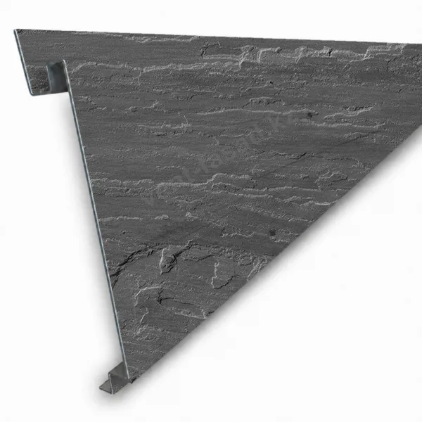 Stone-look linear panel "Graphite Slate"