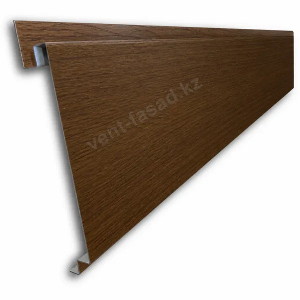 Wood-look linear panel "Dark Oak"