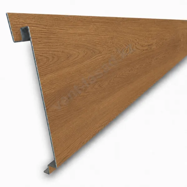 Wood-look linear panel "Golden Ash"