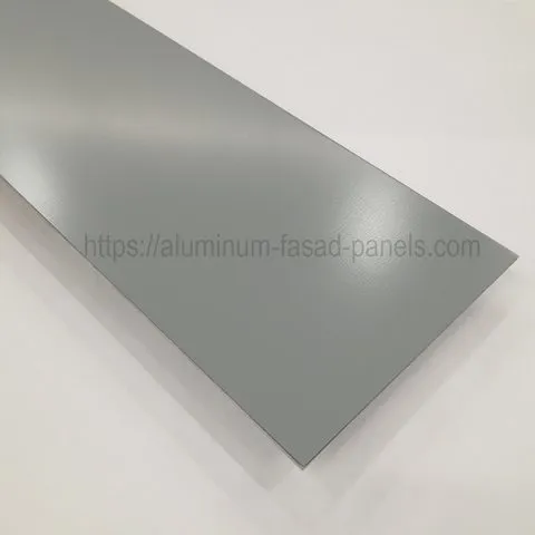 Aluminium facade sheet RAL 7038 (PVDF) 1.5 mm