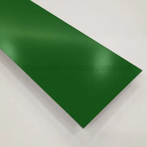 Aluminium facade sheet RAL 6029 (PU) 1.5 mm