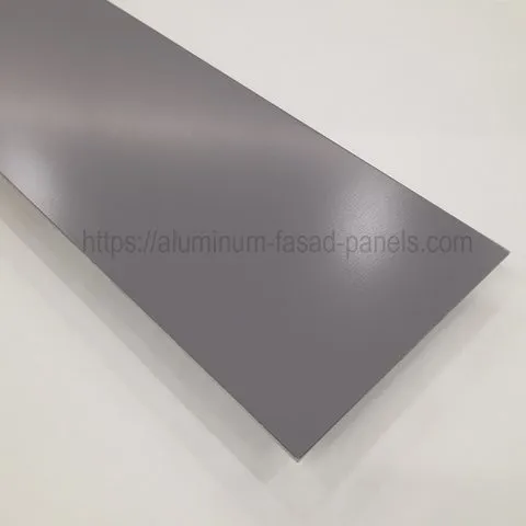 Aluminium facade sheet RAL 7004 (PU) 1.5 mm