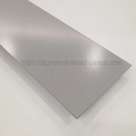 Aluminium facade sheet RAL 7047 (PU) 2.0 mm