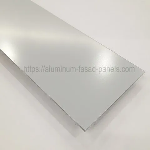 Aluminium facade sheet RAL 9010 (PU) 2.0 mm