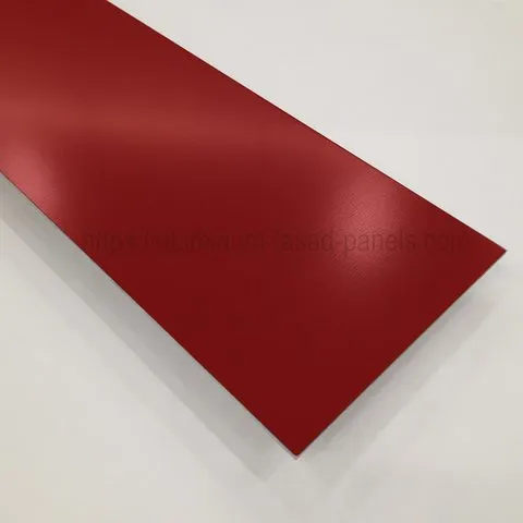 Facade painted aluminium sheet RAL 3003 (PE) 2.0 mm