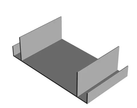 PDP-100 profile End, 3.0 lin. m (RAL)