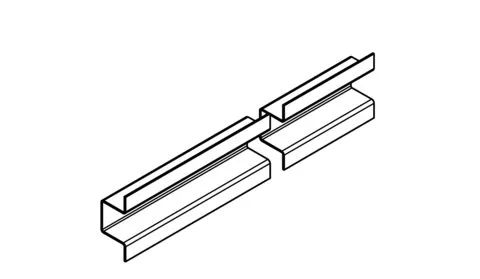 Profile for clinker tile fixing