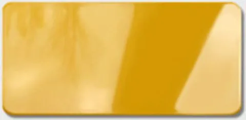 Aluminium composite panel RAL 1023 gloss yellow