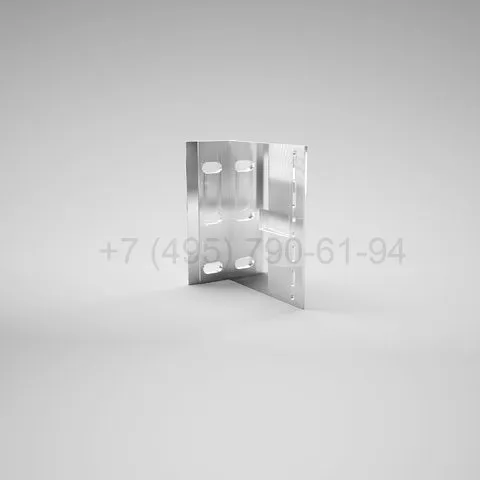 L-shaped bracket, 125 mm, load-bearing