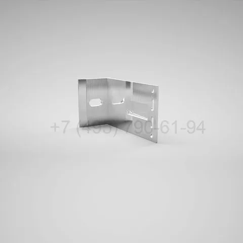 L-shaped bracket, 125 mm, support