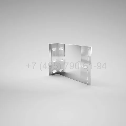 L-shaped bracket, 205 mm, load-bearing