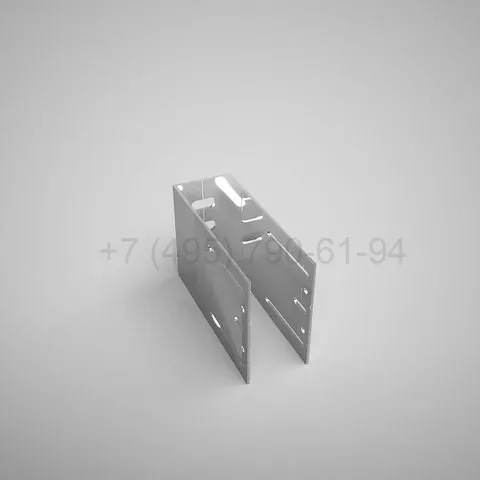 P-shaped bracket, 160 mm, load-bearing