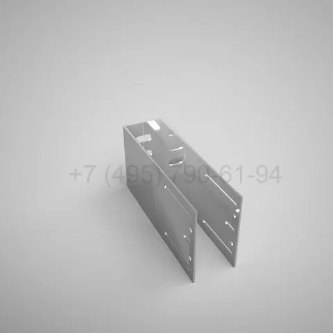 P-shaped bracket, 180 mm, load-bearing