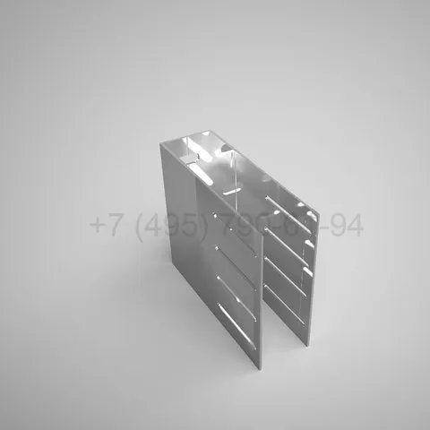 P-shaped bracket, 180 mm, reinforced