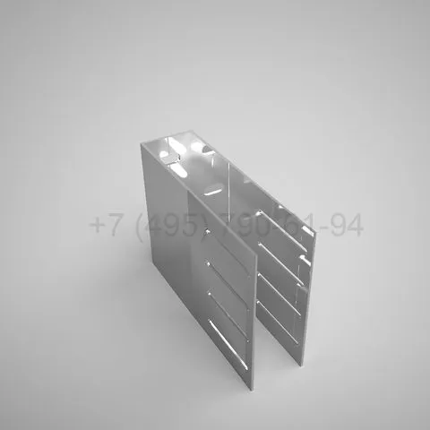 P-shaped bracket, 205 mm, reinforced
