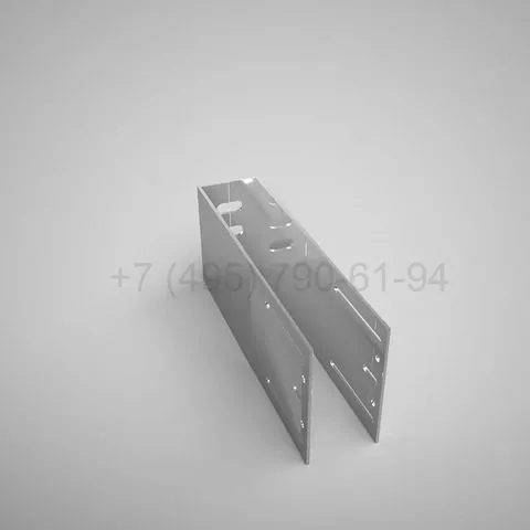 P-shaped bracket, 240 mm, load-bearing
