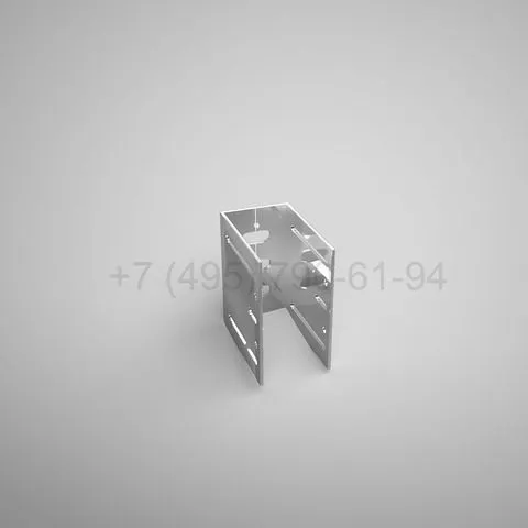 P-shaped bracket, 60 mm, load-bearing