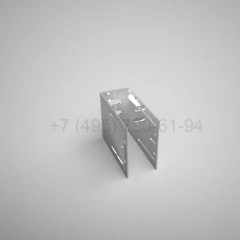 P-shaped bracket, 90 mm, load-bearing
