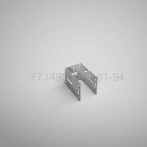 P-shaped bracket, 90 mm, support