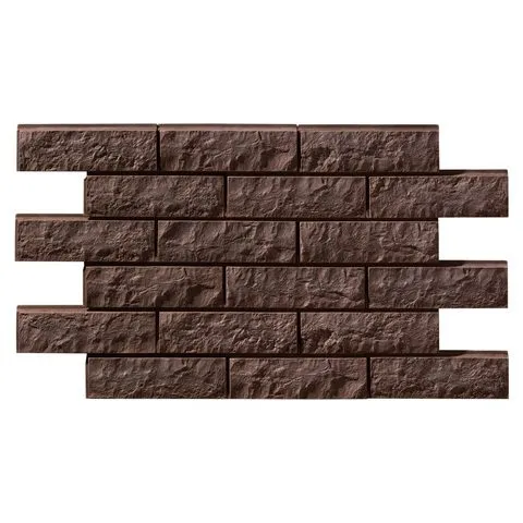 Clinker tile Leonardo Stone Ancona 709, size 285×99 mm, thickness 27 mm (LEONARDO STONE), concrete, for ventilated facade. Weight per square metre 48.55 kg