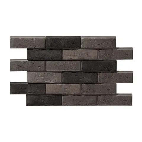Clinker tile Leonardo Stone Dijon mix 3, size 237×70 mm, thickness 25 mm (LEONARDO STONE), concrete, for ventilated facade. Weight per square metre 43.89 kg