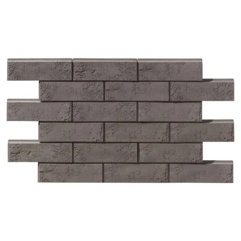 Clinker tile Leonardo Stone Sydney 465-10, size 280×84 mm, thickness 23 mm (LEONARDO STONE), concrete, for ventilated facade. Weight per square metre 38.81 kg