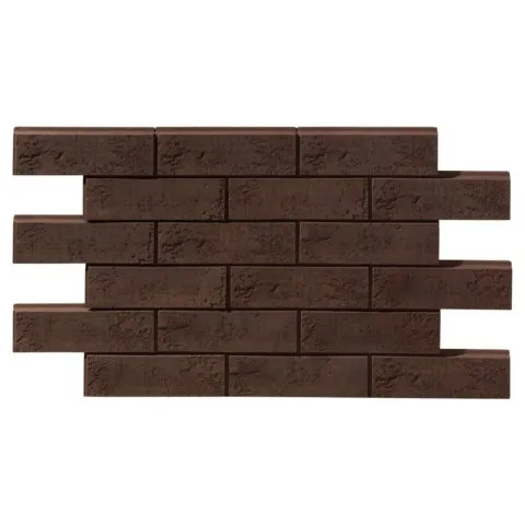 Clinker tile Leonardo Stone Sydney 709-10, size 280×84 mm, thickness 23 mm (LEONARDO STONE), concrete, for ventilated facade. Weight per square metre 38.81 kg