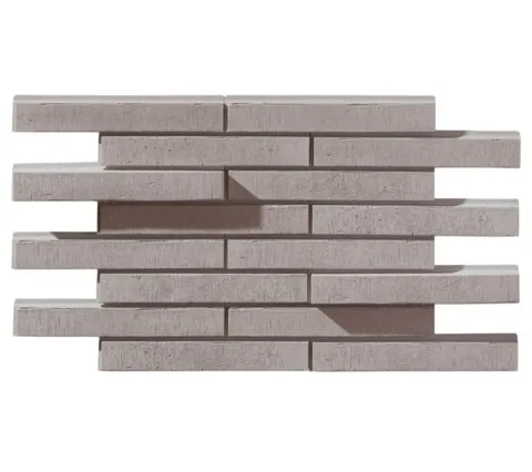 Clinker tile Leonardo Stone Seattle 3D 403, size 360×50 mm, thickness 25 mm (LEONARDO STONE), concrete, for ventilated facade. Weight per square metre 13.89 kg