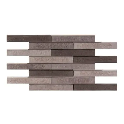 Clinker tile Leonardo Stone Seattle mix 3, size 360×50 mm, thickness 25 mm (LEONARDO STONE), concrete, for ventilated facade. Weight per square metre 13.89 kg