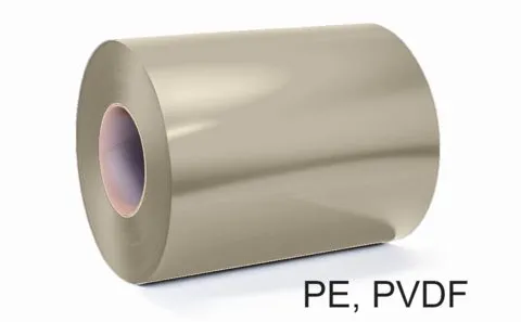 Aluminium roofing strip 0.8 mm RAL 1015 Beige PVDF