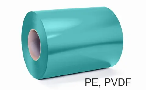 Aluminium roofing strip 0.8 mm RAL 5021 Turquoise PVDF