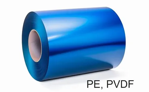 Aluminium roofing strip 0.8 mm RAL 5023 Light Blue PVDF