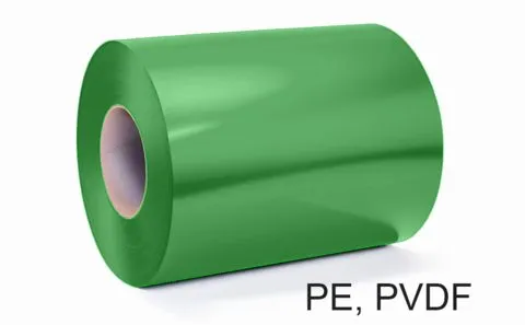 Штрипс алюминиевый для кровли 0,8 мм RAL 6005 Зеленый PVDF