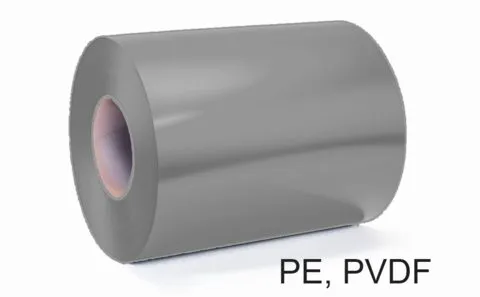 Aluminium roofing strip 0.8 mm RAL 7005 Grey PVDF