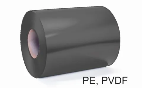 Aluminium roofing strip 0.8 mm RAL 7024 Grey PVDF