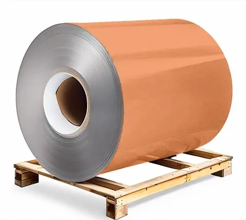 Galvanised steel 0.5×1250×3000 mm RAL 2007 Orange, primer on reverse side / protective film