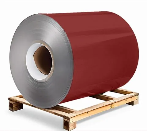Galvanised steel 0.5×1250×3000 mm RAL 3004 Burgundy, primer on reverse side / protective film