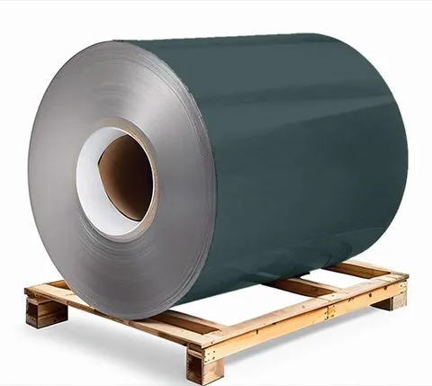 Galvanised steel 0.5×1250×3000 mm RAL 6004 Green, primer on reverse side / protective film