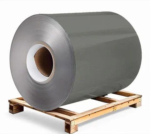 Оцинкованная сталь 0,7×1250×3000 мм RAL 7005 серый мышиный, грунт обратной стороны / защитная плёнка