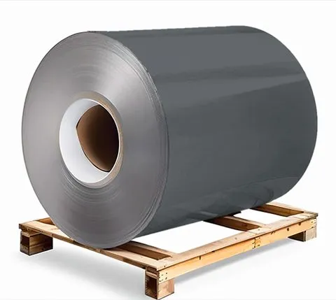 Galvanised steel 0.7×1250×3000 mm RAL 7016 Dark Grey, primer on reverse side / protective film