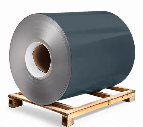 Galvanised steel 0.7×1250×3000 mm RAL 7043 Mouse Grey, primer on reverse side / protective film