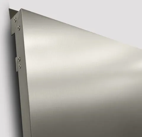 Facade cladding cassettes, AISI titanium nitride, colour Light gold